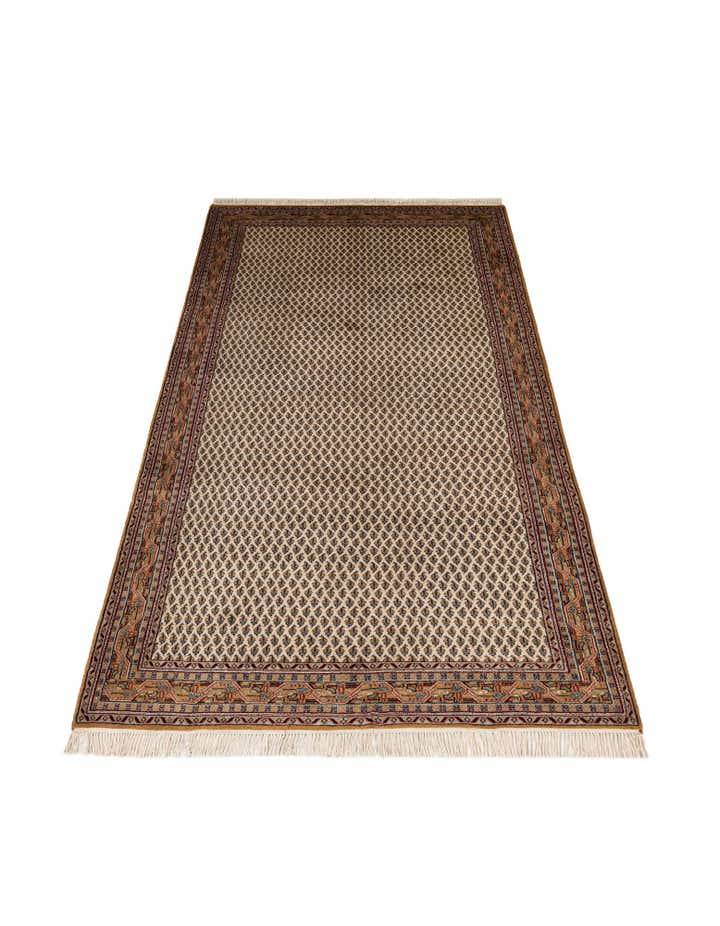 5' 6 x 10' 3 Hand Knotted Mir Wool Rug
