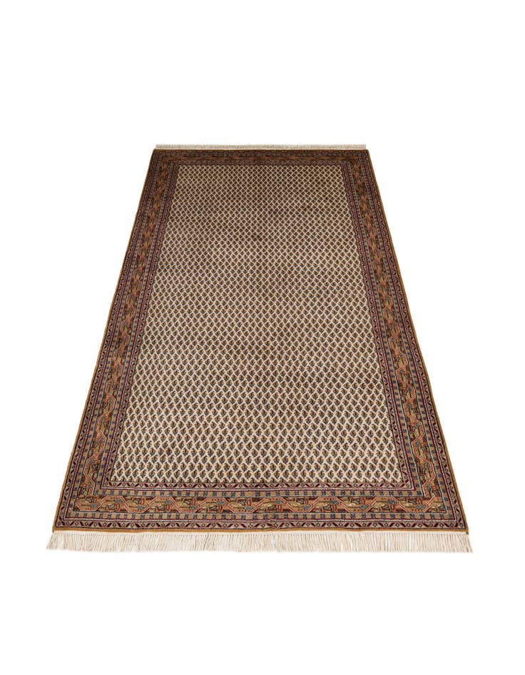 Detail image of 5' 6 x 10' 3 Hand Knotted Mir Wool Rug
