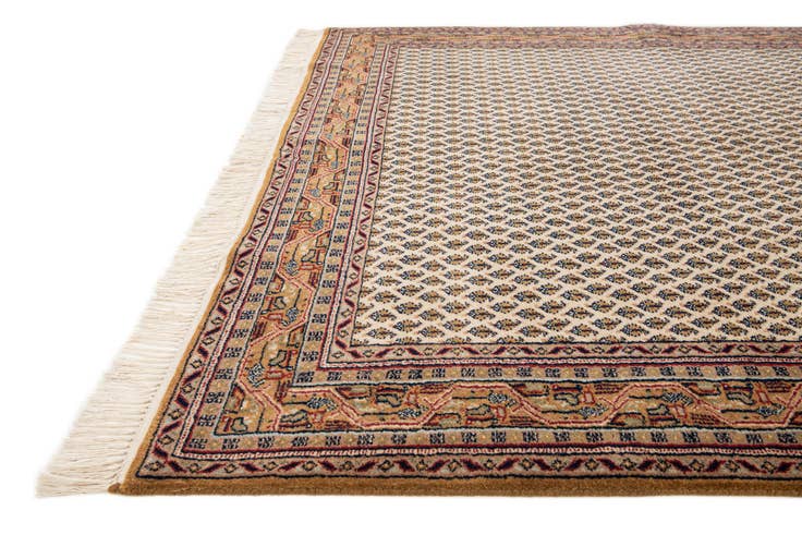 Detail image of 5' 6 x 10' 3 Hand Knotted Mir Wool Rug