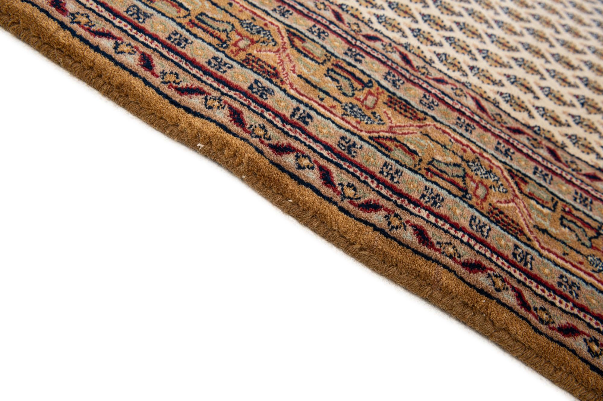 5' 6 x 10' 3 Hand Knotted Mir Wool Rug