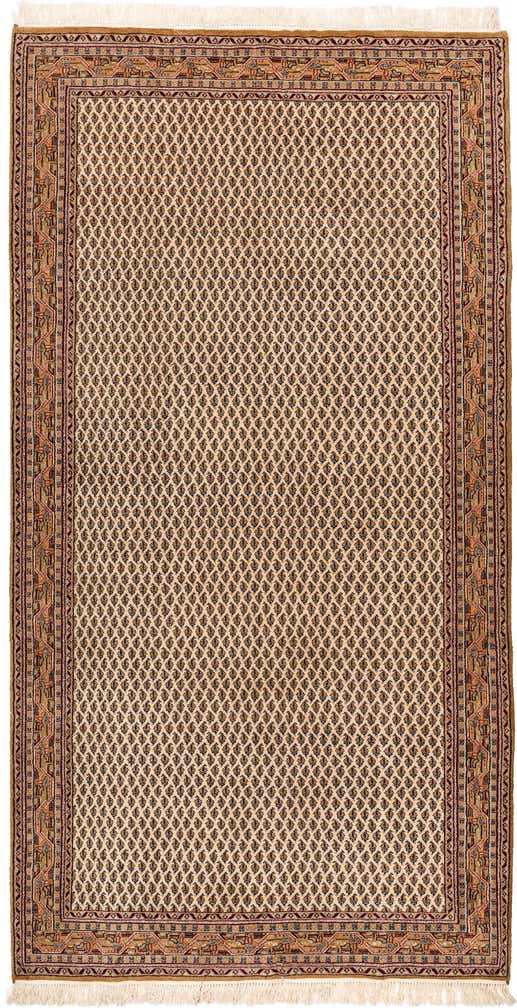 5' 6 x 10' 3 Hand Knotted Mir Wool Rug