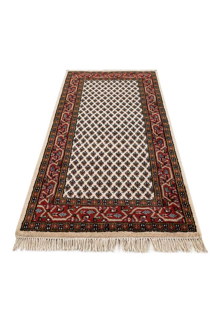 3' x 5' 4 Hand Knotted Mir Wool Rug