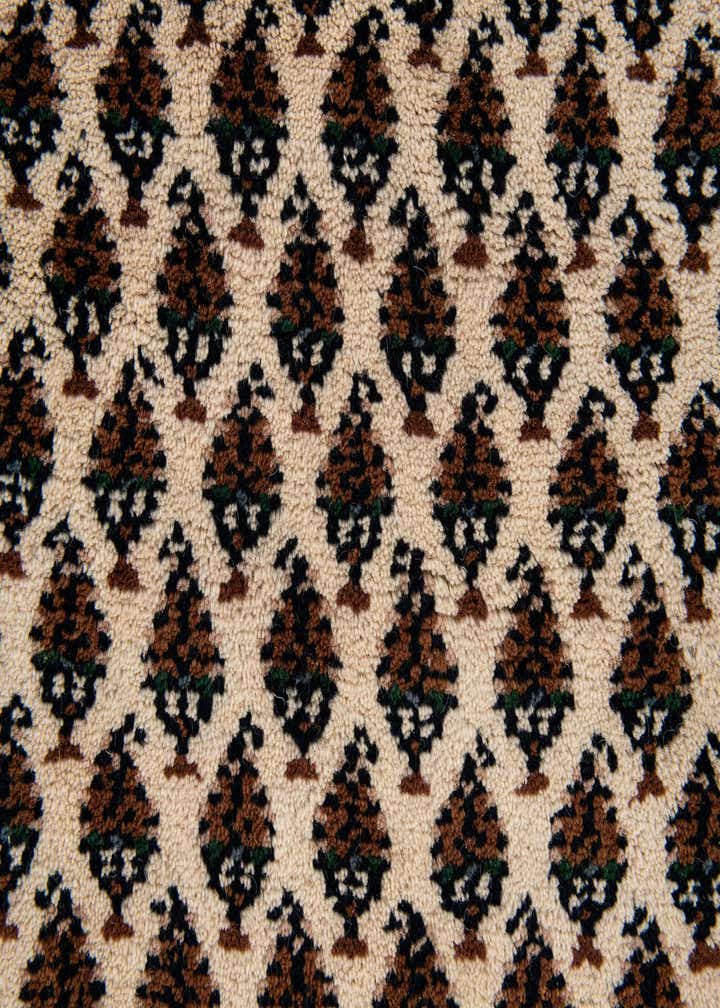3' x 5' 4 Hand Knotted Mir Wool Rug