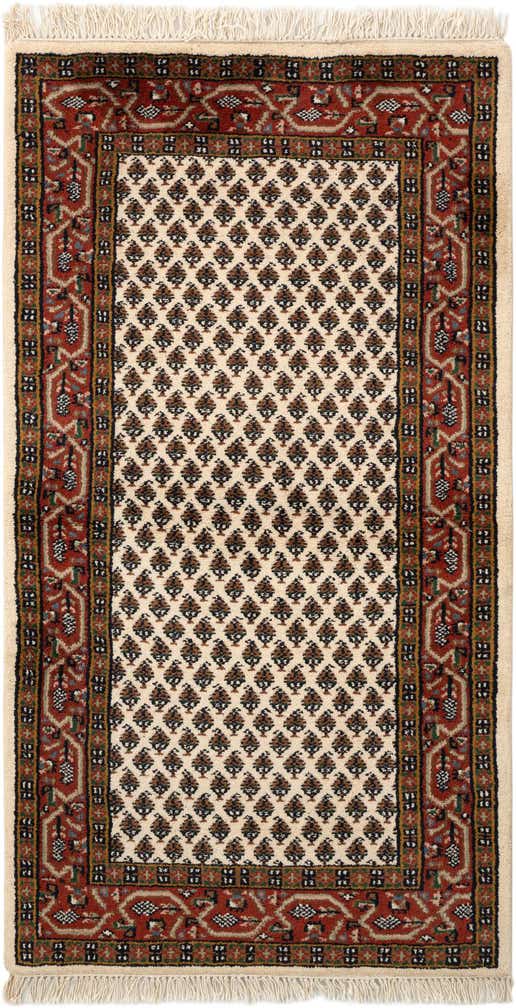 3' x 5' 4 Hand Knotted Mir Wool Rug