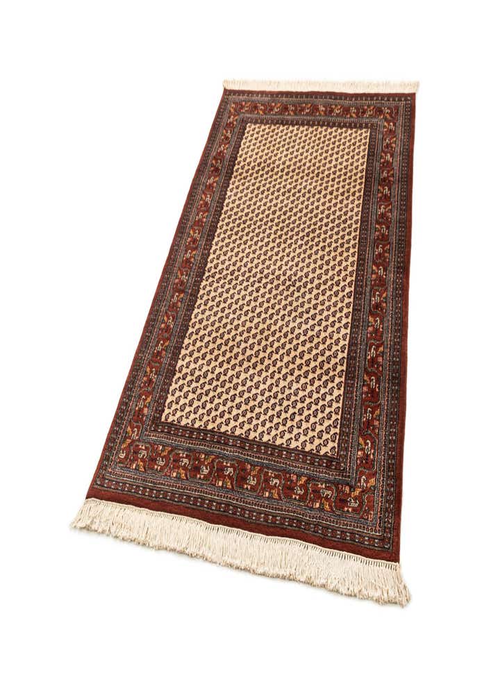 4' 2 x 6' 4 Hand Knotted Mir Wool Rug