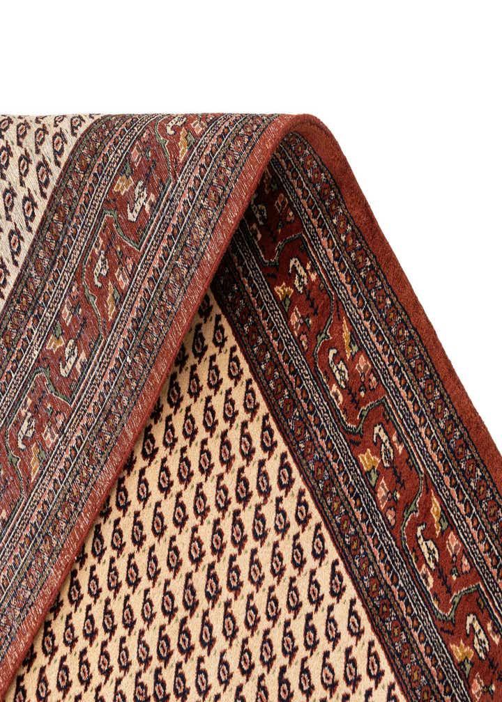 4' 2 x 6' 4 Hand Knotted Mir Wool Rug
