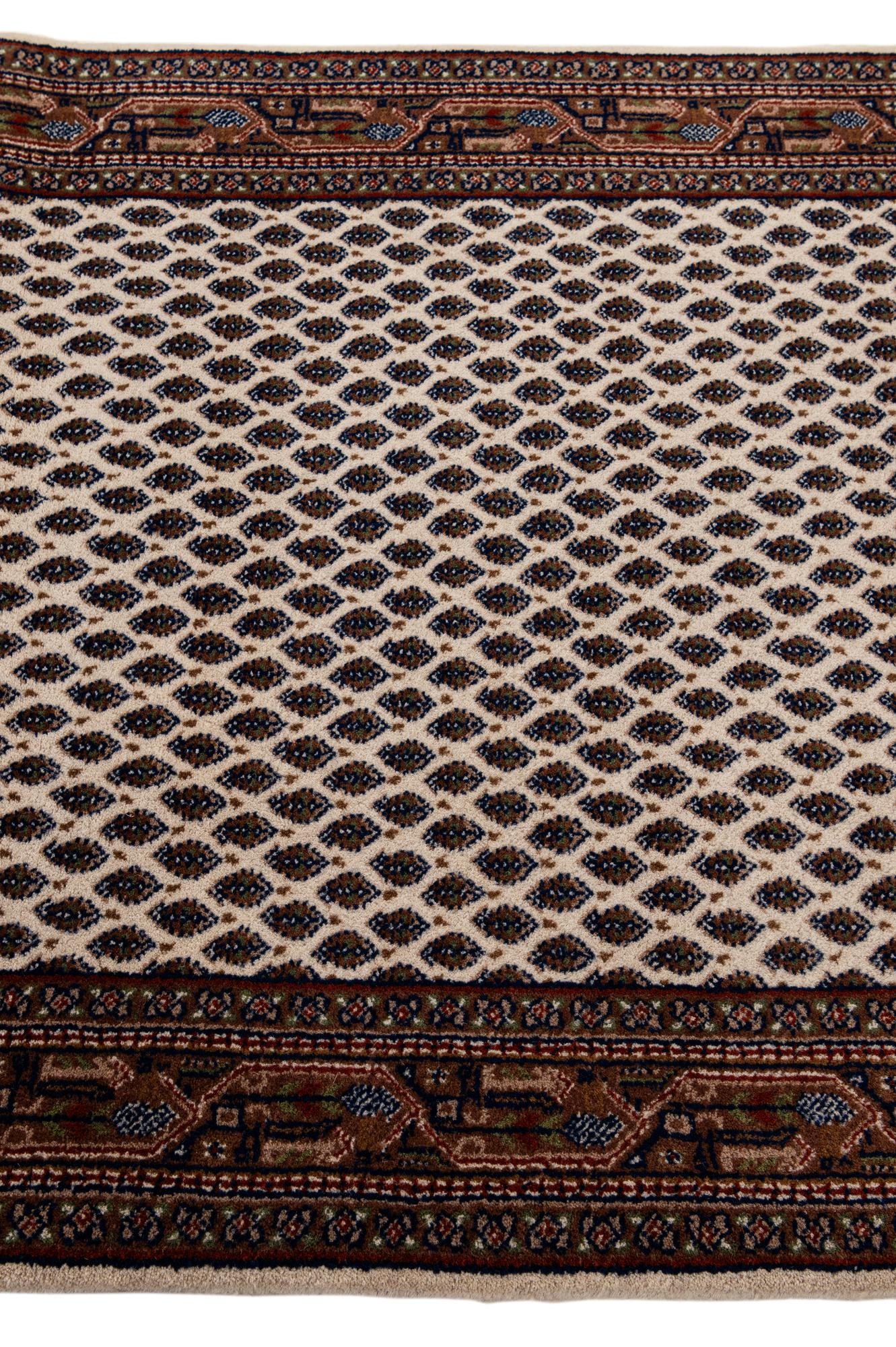 3' 2 x 5' 6 Hand Knotted Mir Wool Rug