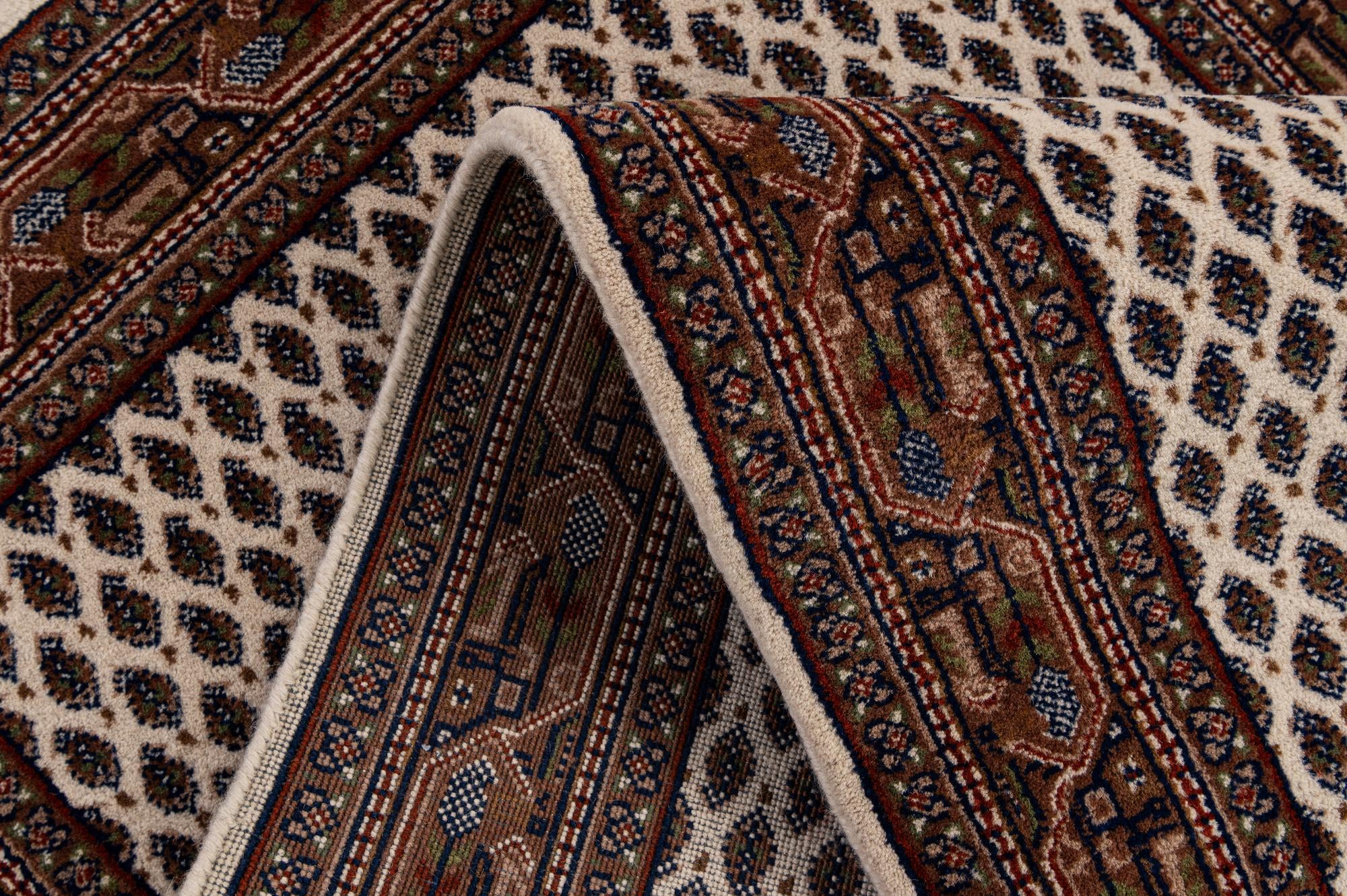 3' 2 x 5' 6 Hand Knotted Mir Wool Rug
