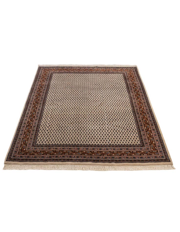 Detail image of 5' 9 x 7' 11  Hand Knotted Mir Wool Rug