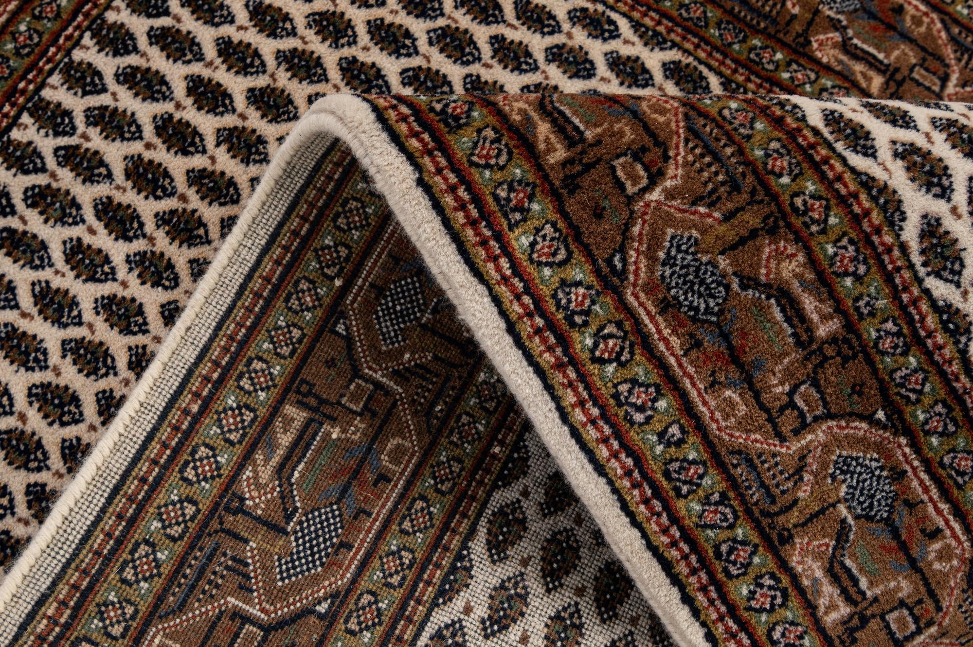 2' 11 x 5' 1 Hand Knotted Mir Wool Rug