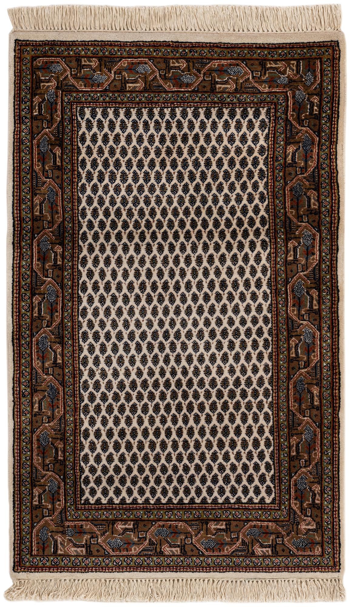 2' 11 x 5' 1 Hand Knotted Mir Wool Rug