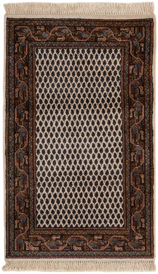 Detail image of 2' 11 x 5' 1 Hand Knotted Mir Wool Rug