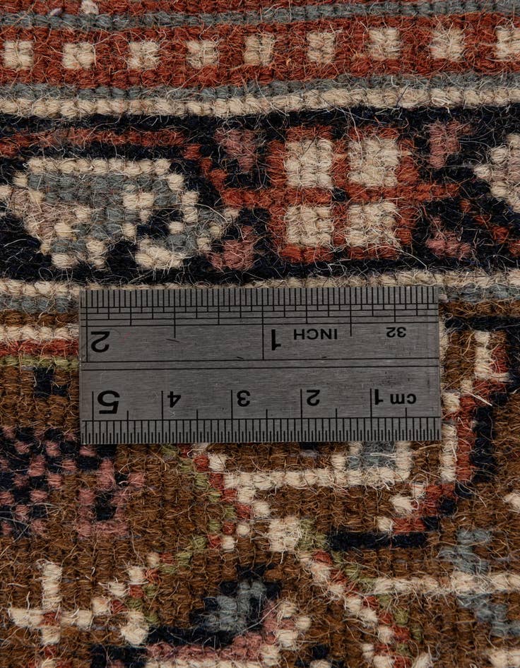 Detail image of 3' 11 x 5' 11  Hand Knotted Mir Wool Rug