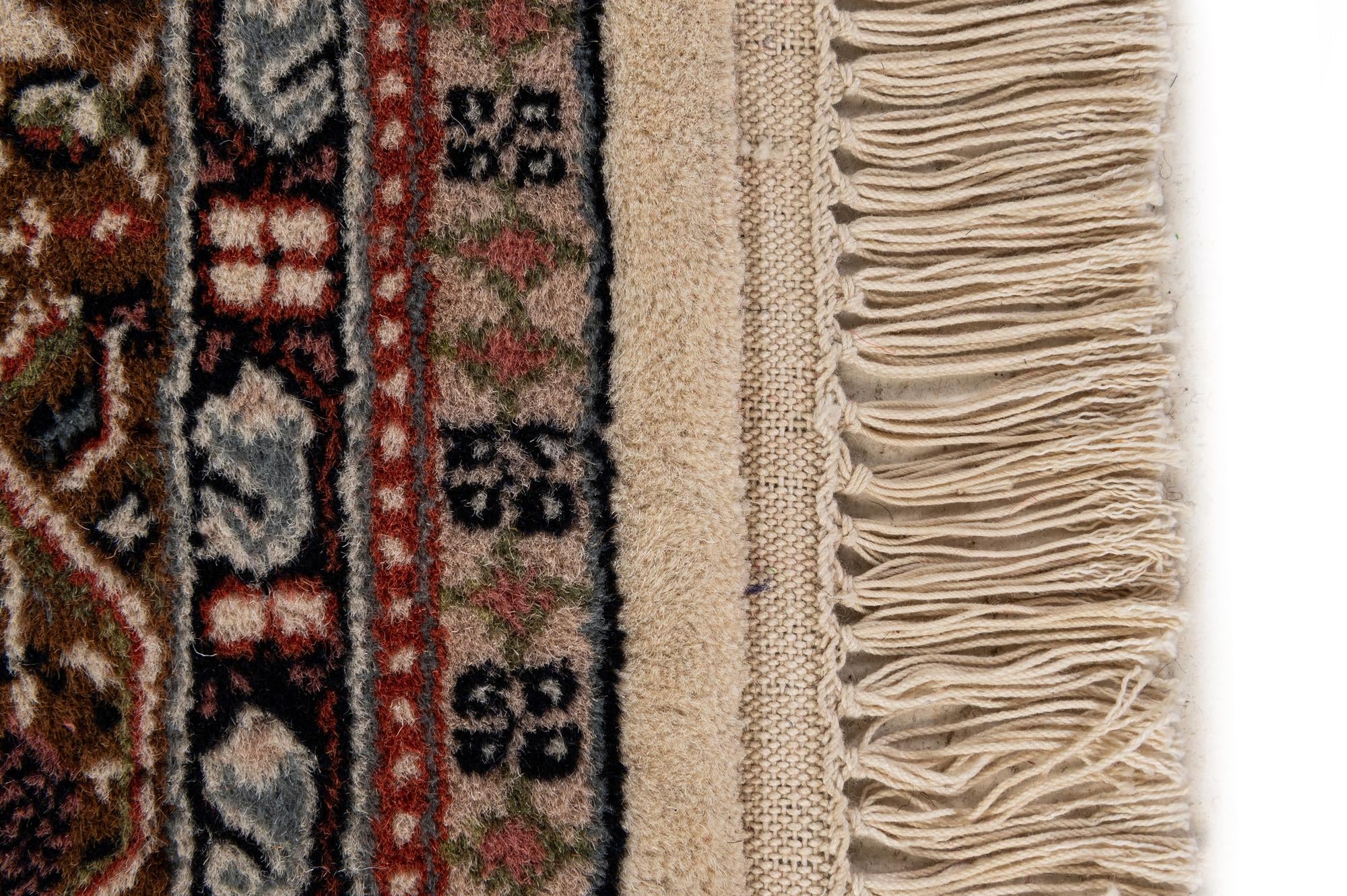 3' 11 x 5' 11 Hand Knotted Mir Wool Rug