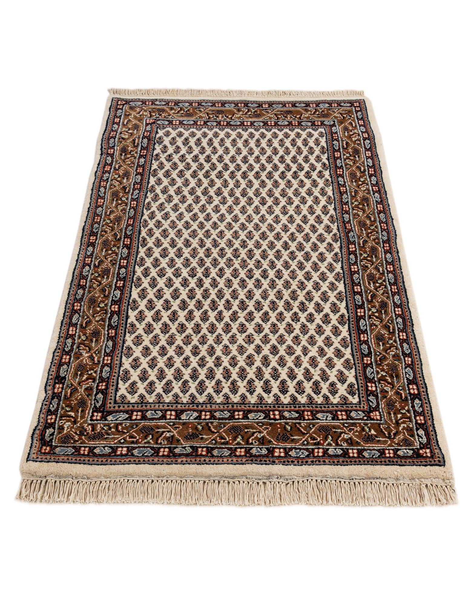 2' 8 x 5' 2 Hand Knotted Mir Wool Rug