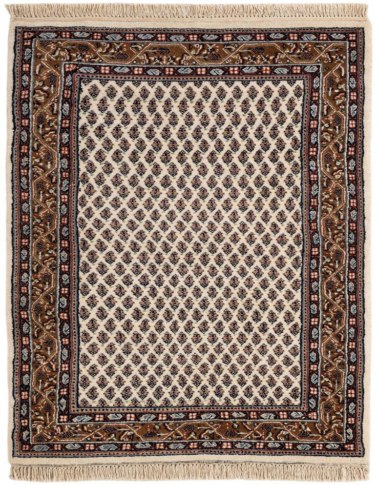 Detail image of 2' 8 x 5' 2 Hand Knotted Mir Wool Rug