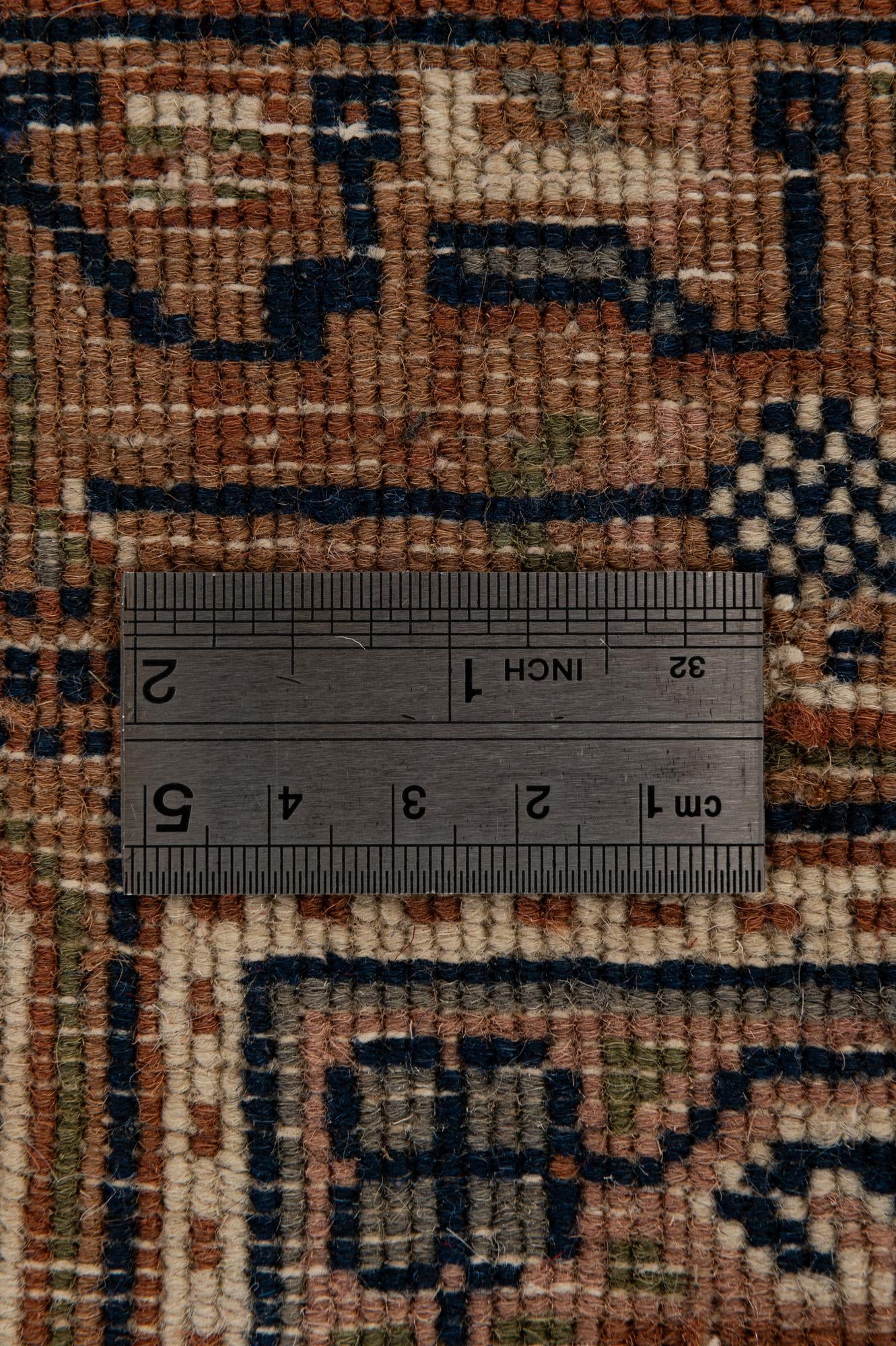 4' 1 x 5' 10 Hand Knotted Mir Wool Rug