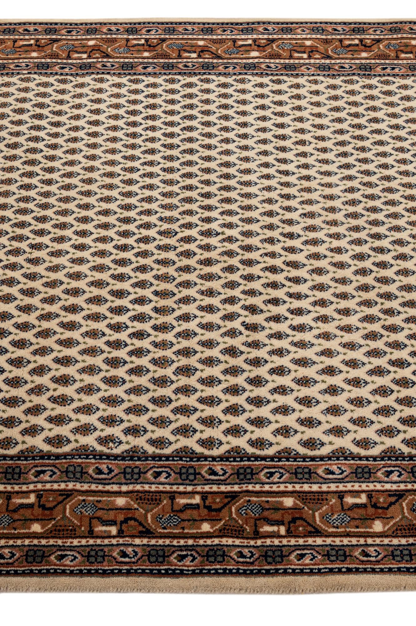 4' 1 x 5' 10 Hand Knotted Mir Wool Rug