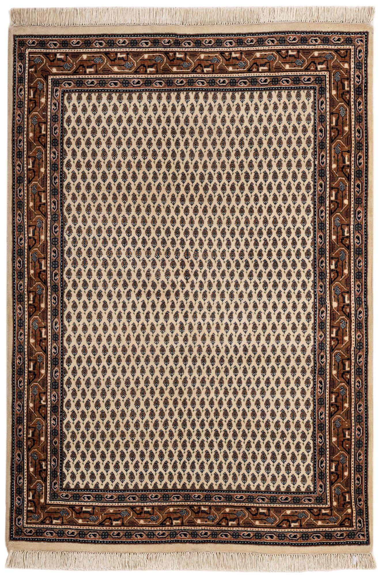 4' 1 x 5' 10 Hand Knotted Mir Wool Rug