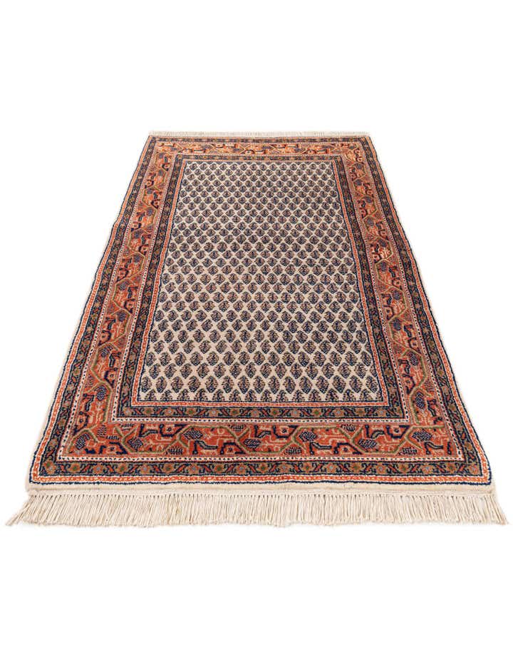 3' x 5' 4 Hand Knotted Mir Wool Rug
