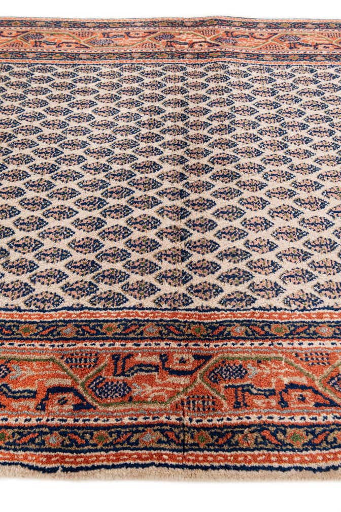 3' x 5' 4 Hand Knotted Mir Wool Rug
