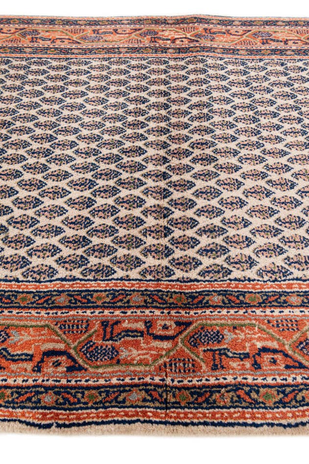 Detail image of 3' x 5' 4 Hand Knotted Mir Wool Rug