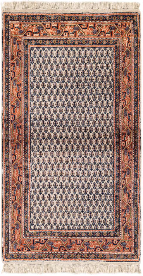 Detail image of 3' x 5' 4 Hand Knotted Mir Wool Rug