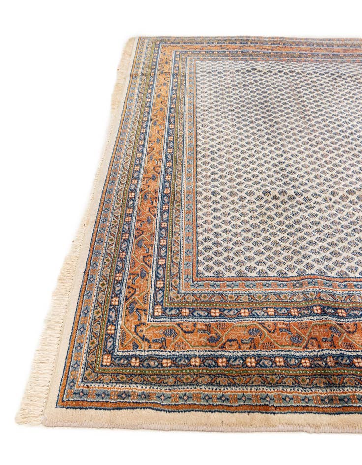 Detail image of 6' 9 x 9' 10  Hand Knotted Mir Oriental Wool Rug