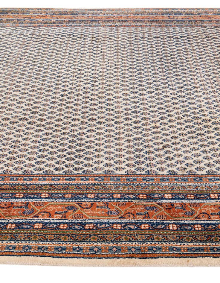 Detail image of 6' 9 x 9' 10  Hand Knotted Mir Oriental Wool Rug