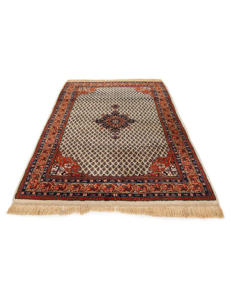 Detail image of 4' 2 x 6' 6 Hand Knotted Mir Wool Rug