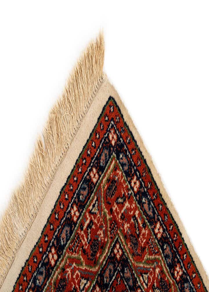 4' 2 x 6' 6 Hand Knotted Mir Wool Rug