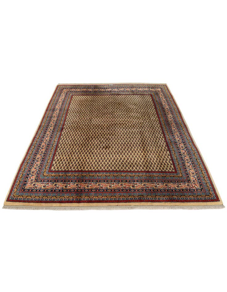 Detail image of 6' 7 x 8' Hand Knotted Mir Wool Rug