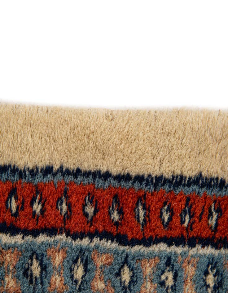 Detail image of 6' 7 x 8' Hand Knotted Mir Wool Rug