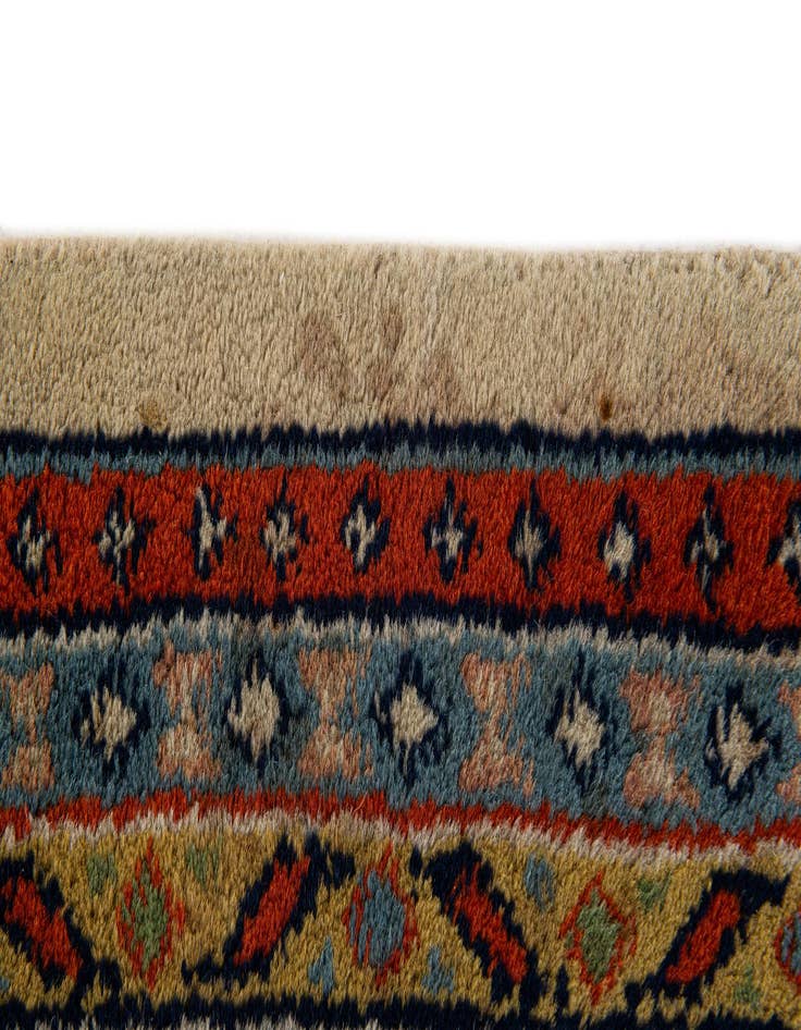 Detail image of 6' 7 x 8' Hand Knotted Mir Wool Rug