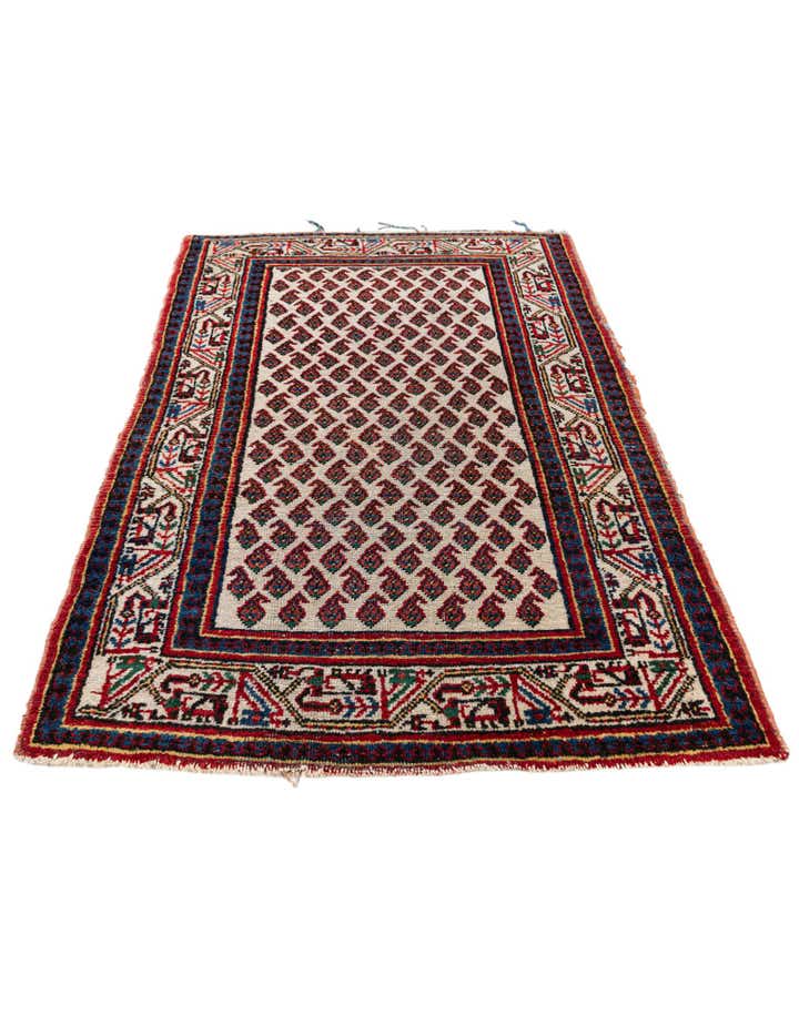 2' 7 x 4' 3 Hand Knotted Mir Wool Rug