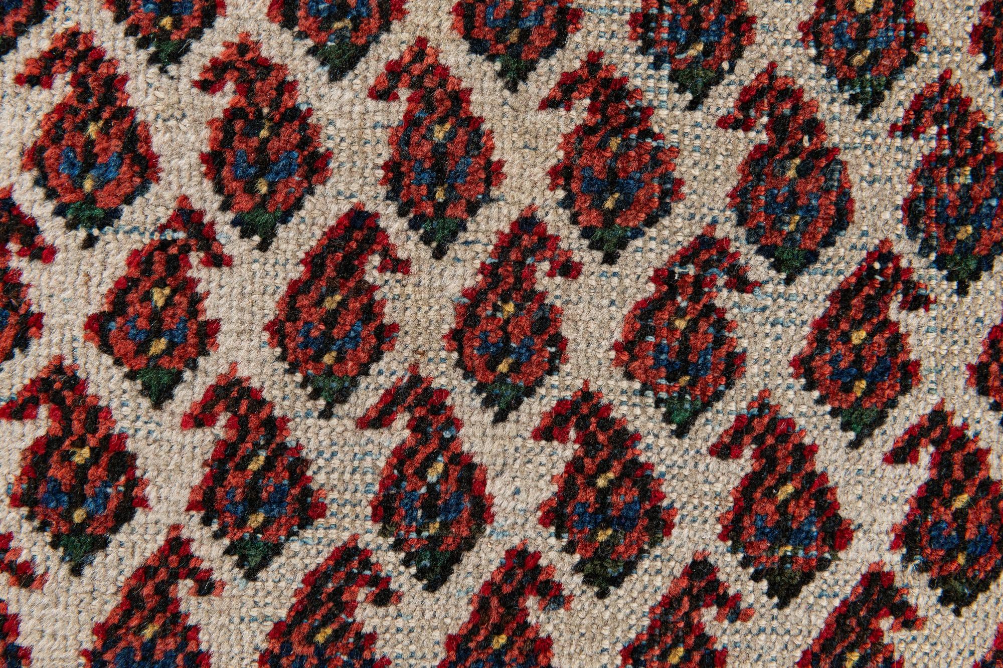 2' 7 x 4' 3 Hand Knotted Mir Wool Rug