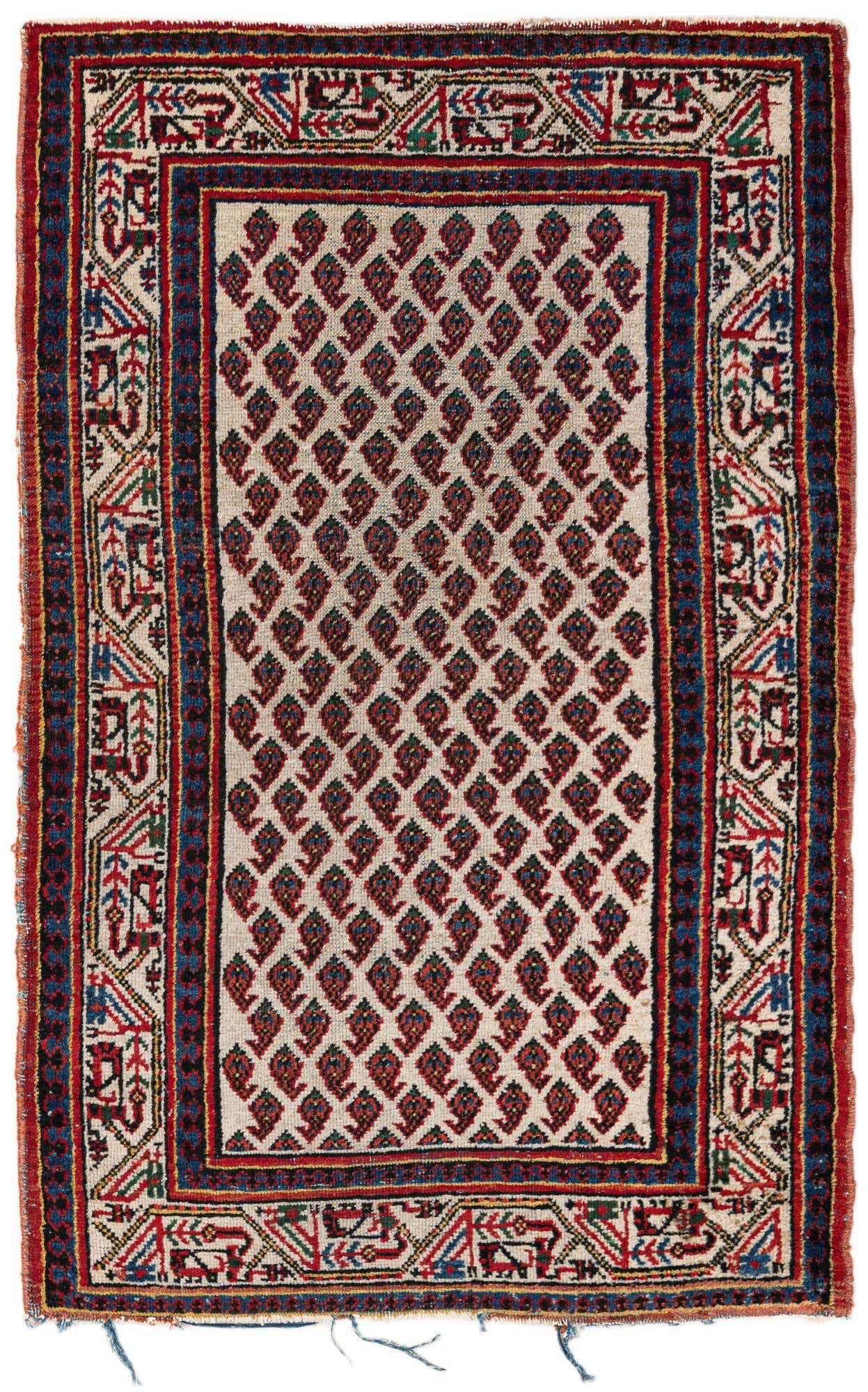 2' 7 x 4' 3 Hand Knotted Mir Wool Rug