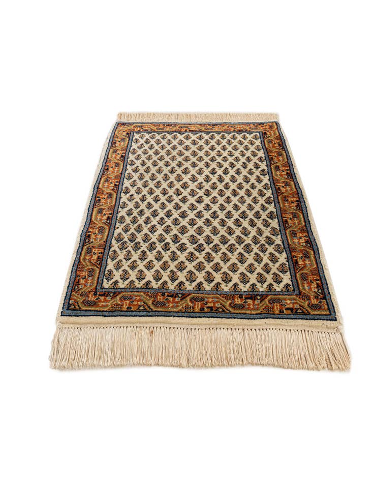 Detail image of 2' 1 x 2' 11 Hand Knotted Mir Wool Rug