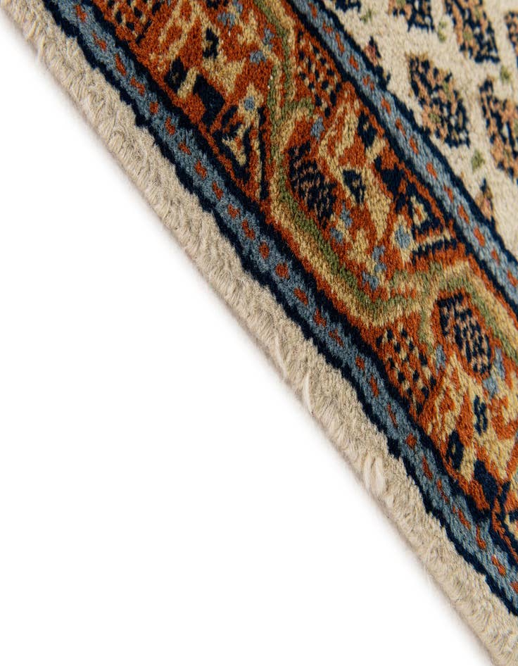 Detail image of 2' 1 x 2' 11 Hand Knotted Mir Wool Rug