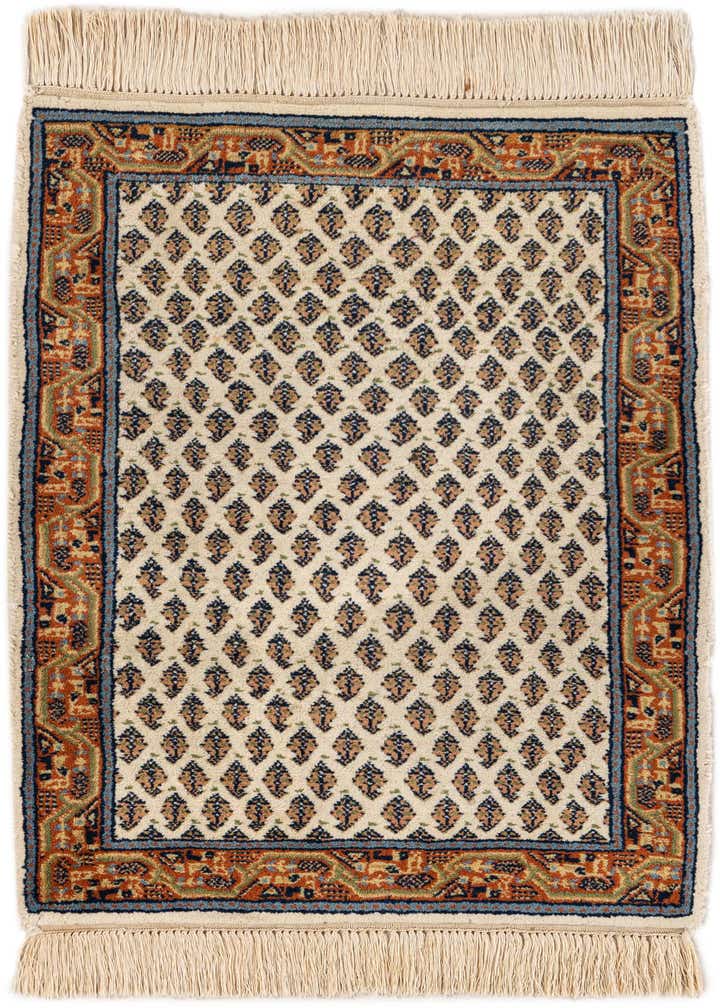 2' 1 x 2' 11 Hand Knotted Mir Wool Rug