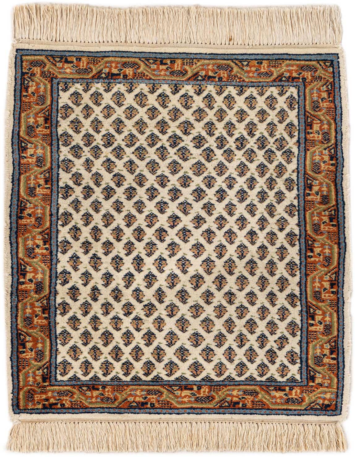 2' 1 x 2' 11 Hand Knotted Mir Wool Rug