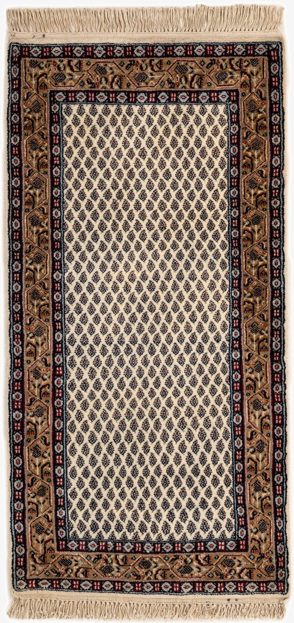 2' 5 x 4' 8  Hand Knotted Mir Wool Rug