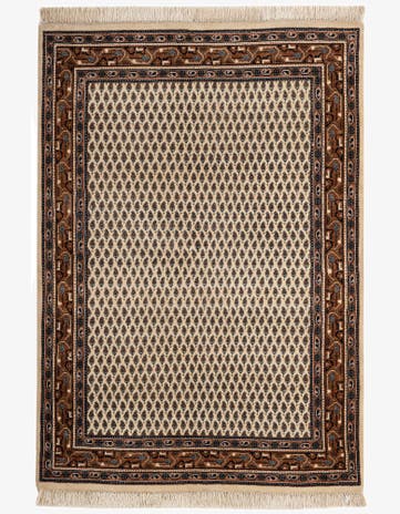 4' 1 x 5' 10 Hand Knotted Mir Wool Rug