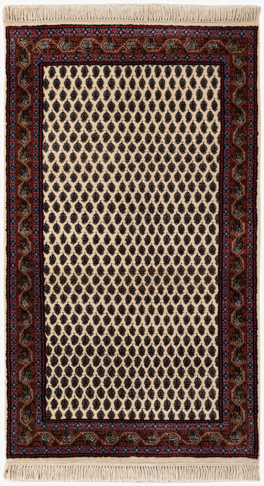 2' 11 x 5' 1  Hand Knotted Mir Wool Rug