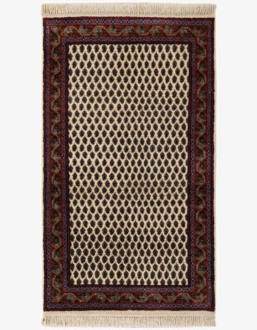 2' 11 x 5' 1 Hand Knotted Mir Wool Rug