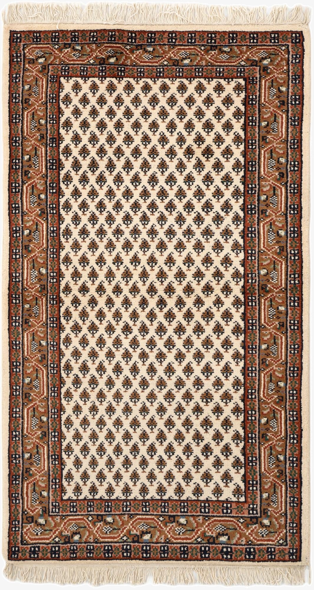 3' x 5' 3 Hand Knotted Mir Wool Rug
