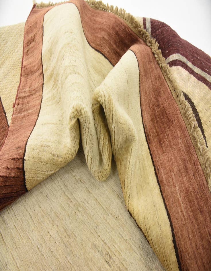 Detail image of 4' 1 x 5' 11  Hand Knotted Modern Ziegler Oriental Rug