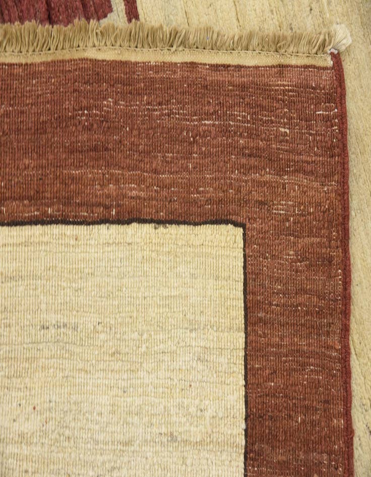 Detail image of 4' 1 x 5' 11  Hand Knotted Modern Ziegler Oriental Rug