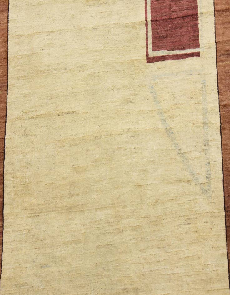 Detail image of 4' 1 x 5' 11  Hand Knotted Modern Ziegler Oriental Rug