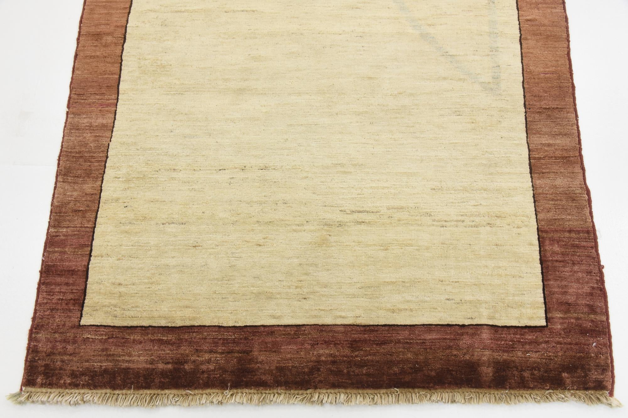 4' 1 x 5' 11 Hand Knotted Modern Ziegler Oriental Rug